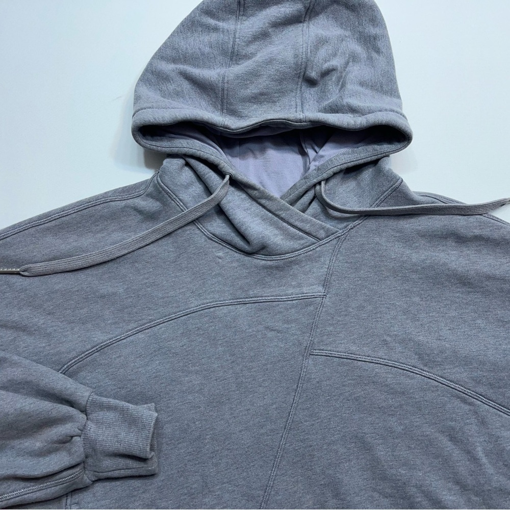 Lululemon Broken Beats Hoodie Womens Size X/S Oversized Cropped In Grey - Picture 6 of 14